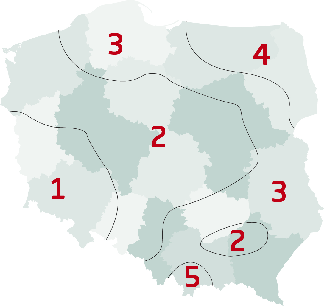 mapa Polski_strefy