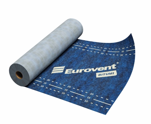 Membrana dachowa bitumiczna koloru granatowego marki Eurovent