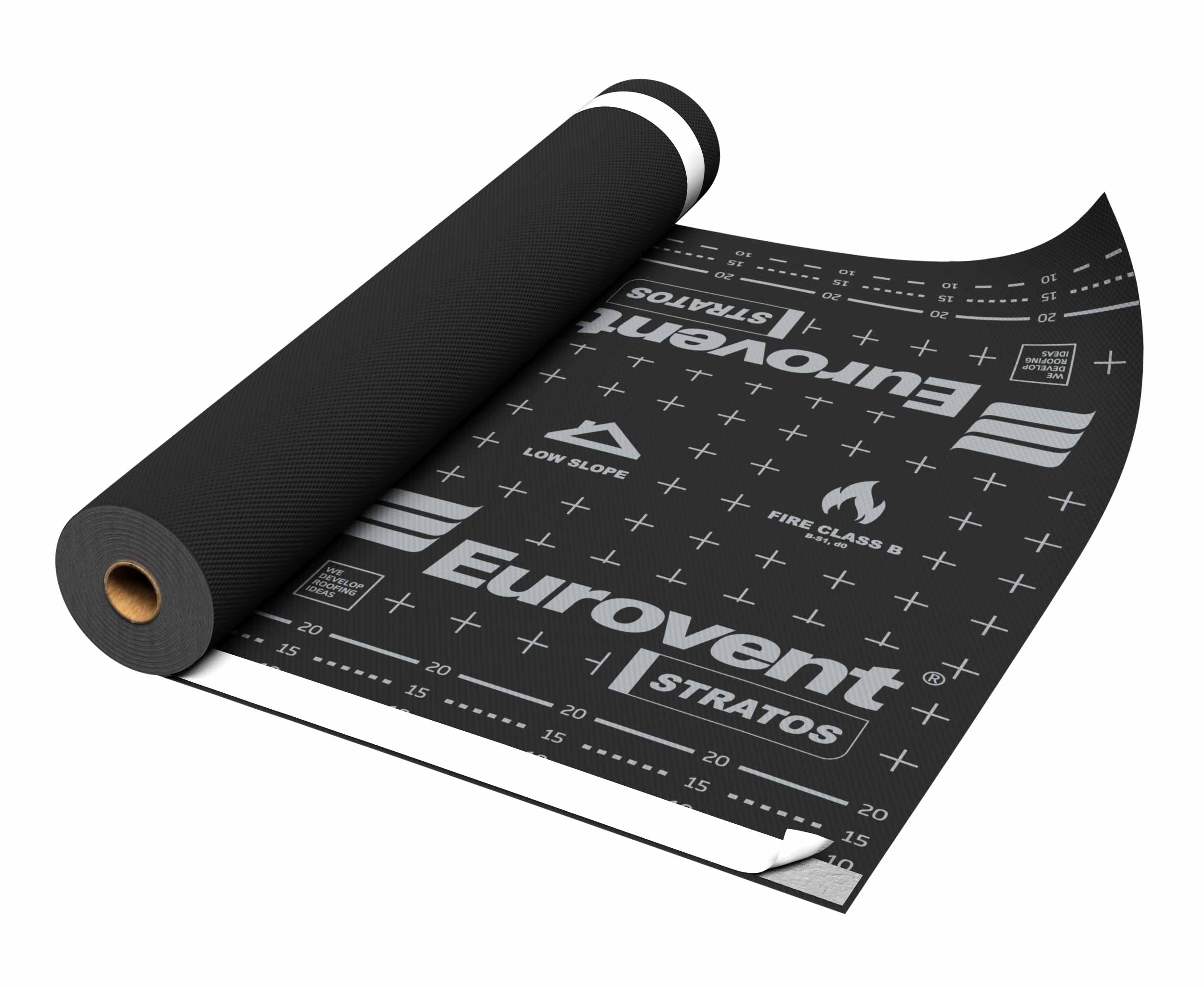 Membrana dachowa koloru czarnego z systemem SK2 marki Eurovent